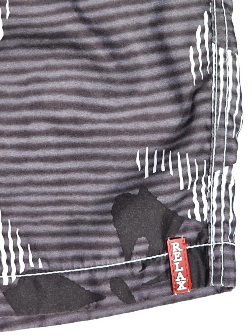 Tommy Bahama Relax XL Baja Bonita Cove Board Shorts Swim Trunks Black White